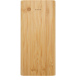 EgotierPro 124323 - Tulda 10.000 mAh Powerbank aus Bambus