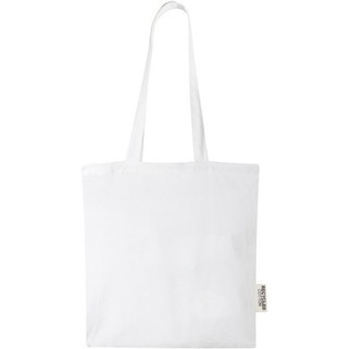 Madras 140 g/m2 GRS recycled cotton tote bag 7L - EgotierPro 120695