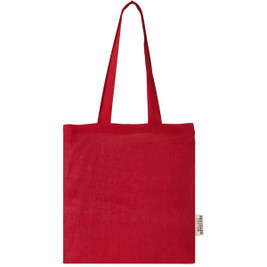 EgotierPro 120695 - Madras 140 g/m2 GRS recycled cotton tote bag 7L