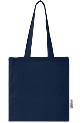 Madras 140 g/m2 GRS recycled cotton tote bag 7L - EgotierPro 120695