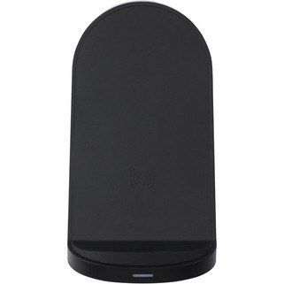 Loop 15W dual coil RCS recycled plastic wireless charging stand - EgotierPro 124340