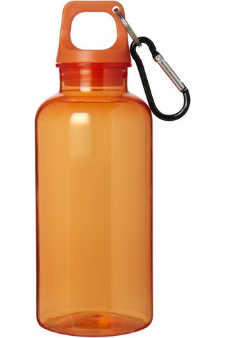 Bouteille deau Oregon de 400 ml en plastique recyclé avec mousqueton - EgotierPro 100778