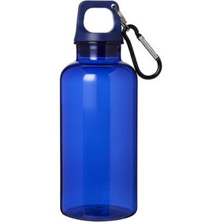 Eco-Friendly 400ml Recycled Plastic Water Bottle with Carabiner - EgotierPro 100778
