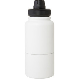 EgotierPro 100787 - Dupeca 840 ml Eco-Friendly Insulated Sport Bottle with Storage