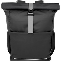 EgotierPro 130050 - Aqua Fahrrad-Rucksack 20L aus recyceltem Material