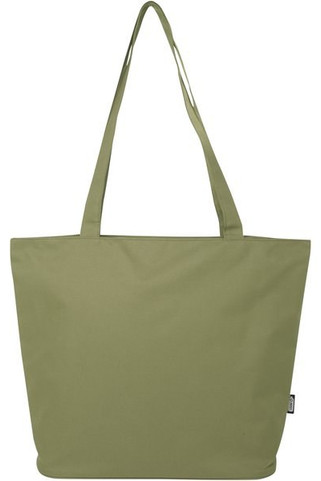 Panama GRS recycled zippered tote bag 20L - EgotierPro 130052