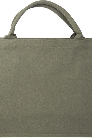 Page 500 g/m² Aware™ recycled book tote bag - EgotierPro 120711