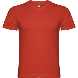 Roly R6503 - Samoyedo herenshirt met V-hals en korte mouwen