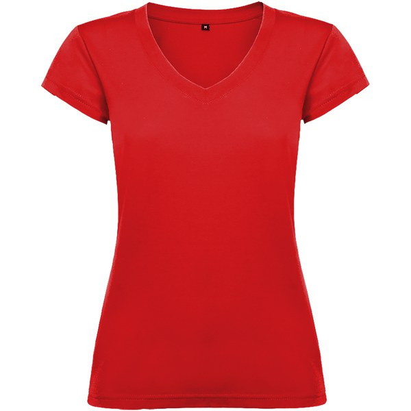 Roly R6646 - T-shirt Victoria à col en V et manches courtes pour femme