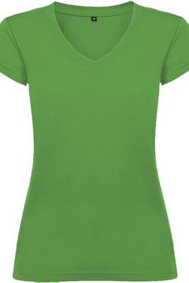 Roly R6646 - Victoria damska koszulka z krótkim rękawem i dekoltem w serek