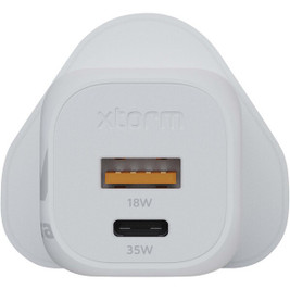 Xtorm 124408 - Xtorm XEC035 GaN² Ultra 35W wall charger - UK plug