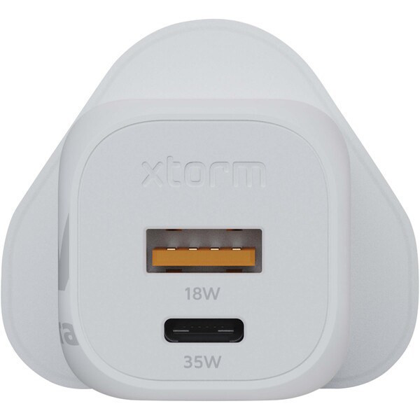Xtorm 124408 - XEC035 GaN² Ultra 35 W Wandladegerät mit UK-Stecker