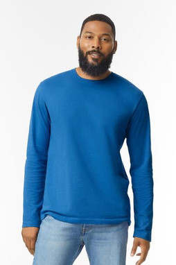 Gildan G64400 - Premium Long Sleeve Ringspun Cotton T-Shirt for Men