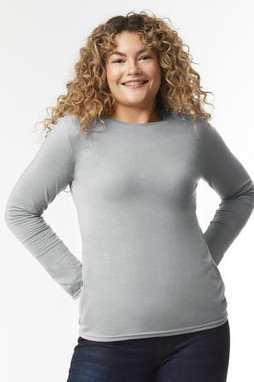 Gildan G64400 - Premium Long Sleeve Ringspun Cotton T-Shirt for Men