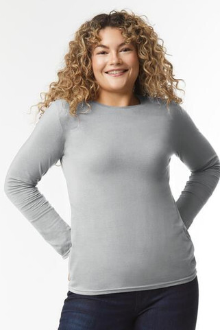 Gildan G64400 - Premium Long Sleeve Ringspun Cotton T-Shirt for Men