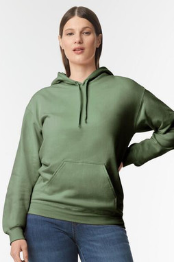 Gildan GSF500 - Gildan Softstyle Midweight Unisex Hoodie with Kangaroo Pocket