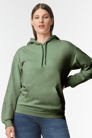 Gildan GSF500 - Gildan Softstyle Midweight Unisex Hoodie with Kangaroo Pocket
