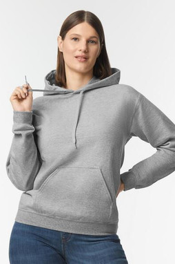Gildan GSF500 - Gildan Softstyle Midweight Unisex Hoodie with Kangaroo Pocket