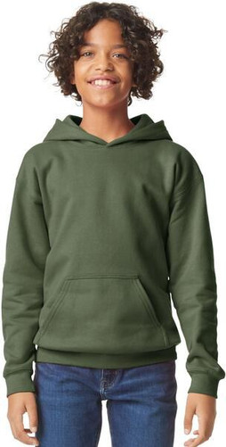 Gildan GSF500B - Gildan Softstyle Kids Midweight Pullover Hoodie