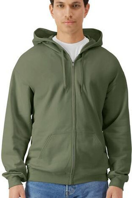 Gildan GSF600 - Gildan Softstyle Midweight Unisex Zip Hoodie
