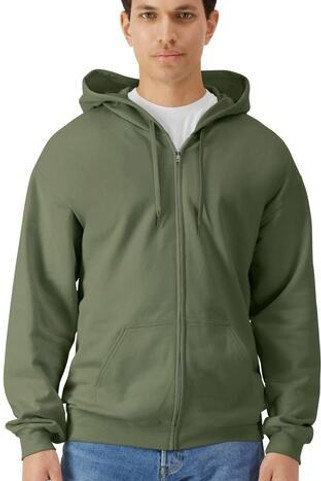 Gildan GSF600 - Gildan Softstyle Midweight Unisex Zip Hoodie