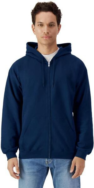 Gildan GSF600 - Gildan Softstyle Midweight Unisex Zip Hoodie