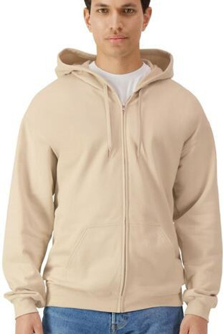 Gildan GSF600 - Gildan Softstyle Midweight Unisex Zip Hoodie