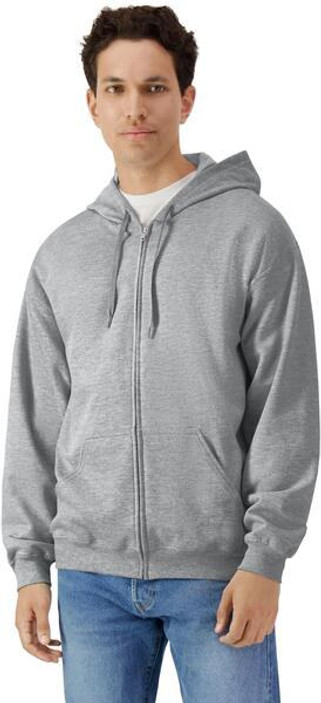 Gildan GSF600 - Gildan Softstyle Midweight Unisex Zip Hoodie