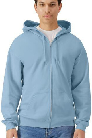 Gildan GSF600 - Gildan Softstyle Midweight Unisex Zip Hoodie