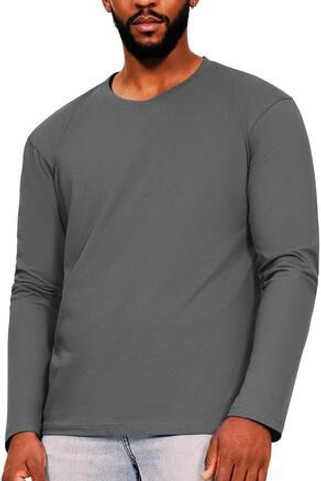 Casual Classics CR1550 - Mens Casual Long Sleeve Ringspun Cotton Tee