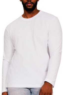 Casual Classics CR1550 - Mens Casual Long Sleeve Ringspun Cotton Tee