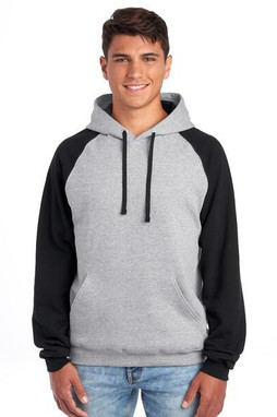 Jerzees J96CM - Jerzees NuBlend Classic Raglan Hoodie with Kangaroo Pocket