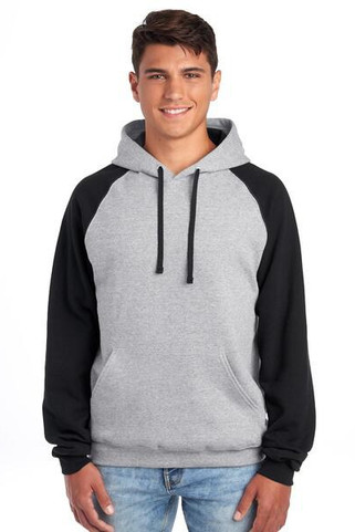 Jerzees J96CM - Jerzees NuBlend Classic Raglan Hoodie with Kangaroo Pocket