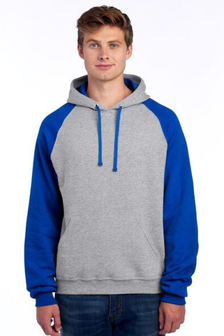 Jerzees J96CM - Jerzees NuBlend Classic Raglan Hoodie with Kangaroo Pocket