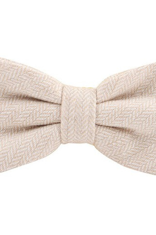 KARLOWSKY KYAK9 - Stylish urban bow tie with herringbone pattern