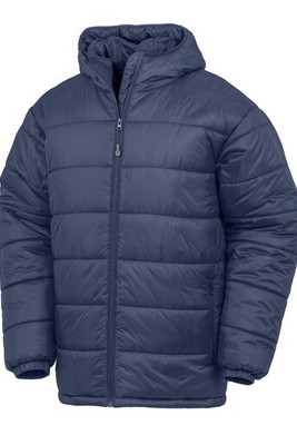 RESULT RS910X - RECYCLED HOODED PADDED PARKA