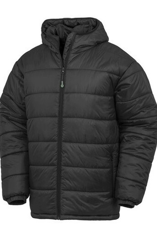 RESULT RS910X - RECYCLED HOODED PADDED PARKA