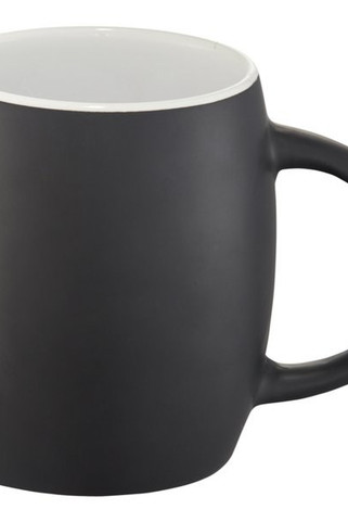 Hearth 400 ml ceramic mug with wooden coaster - EgotierPro 100466