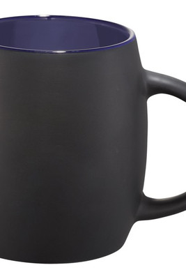 Hearth 400 ml ceramic mug with wooden coaster - EgotierPro 100466