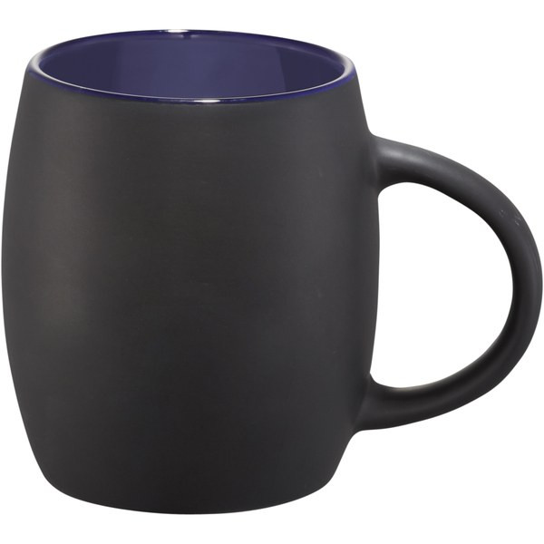 Hearth 400 ml ceramic mug with wooden coaster - EgotierPro 100466