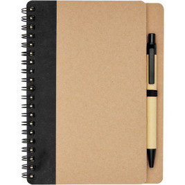 EgotierPro 106268 - Priestly recycled notebook with pen