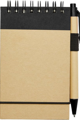 Zuse A7 recycled jotter notepad with pen - EgotierPro 106269