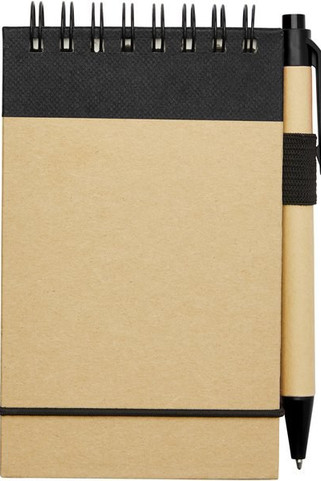 Zuse A7 recycled jotter notepad with pen - EgotierPro 106269