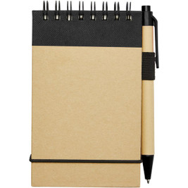 EgotierPro 106269 - Zuse A7 gerecycled jotter kladblok met pen