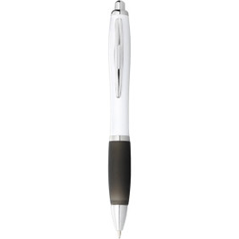 EgotierPro 106900 - Nash ballpoint pen white barrel and coloured grip