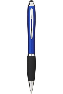 Nash stylus balpen gekleurd met zwarte grip (blauwe inkt) - EgotierPro 106903