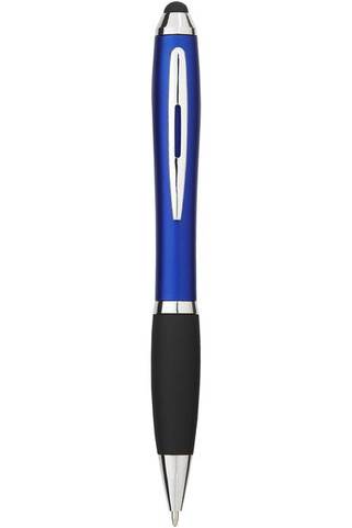 Stylo stylet coloré avec grip noir Nash (encre bleue) - EgotierPro 106903