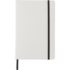 EgotierPro 107135 - Spectrum A5 white notebook with coloured strap