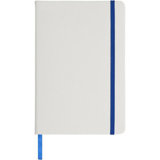 Spectrum A5 white notebook with coloured strap - EgotierPro 107135