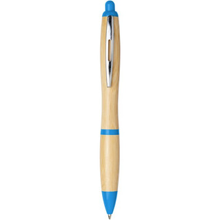 Nash bamboo ballpoint pen (blue ink) - EgotierPro 107378
